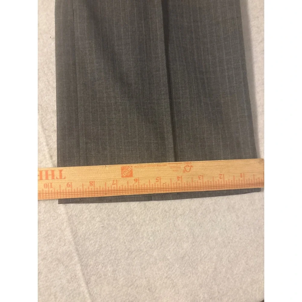 Polo University Ralph Lauren Blazer Mens‎ Grey Pinstripe SZ 37R Pant31x30